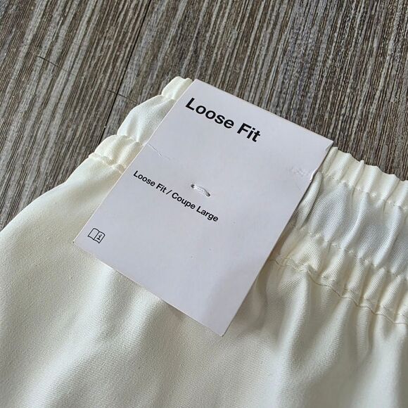 Air Jordan Women's Woven Shorts Beige Tan Black Pockets New DZ3343-133 Small S - Picture 9 of 16